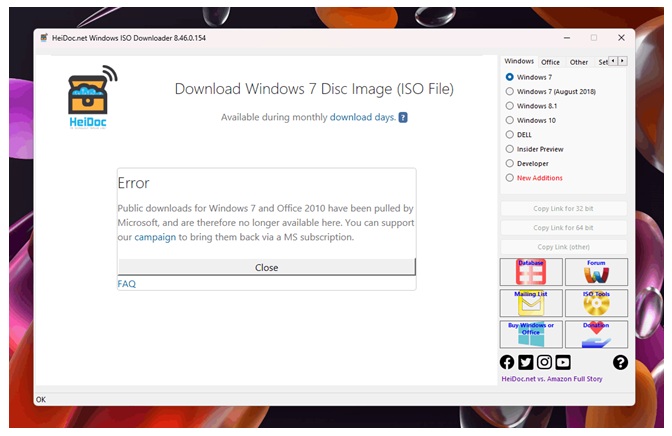 Windows 7 ISO File Download